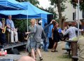 Young people having fun at the Drayton Court Jazz in the Garden Festival