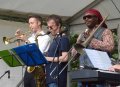 074 Steve Fishwick - trumpet, Steve Main - tenor sax, Winston Rollins - trombone